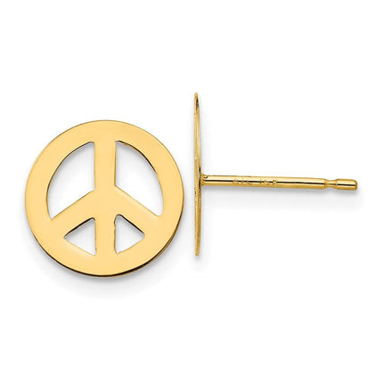Madi K Kid's 14k Peace Sign Post Earrings ,