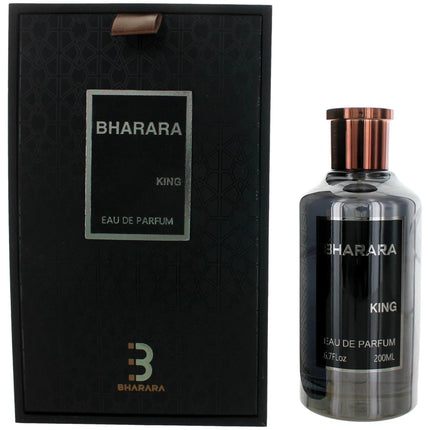 Bharara Men's Eau De Parfum Spray - King with Fruity Middle Notes Majestic, 6.7 oz ,
