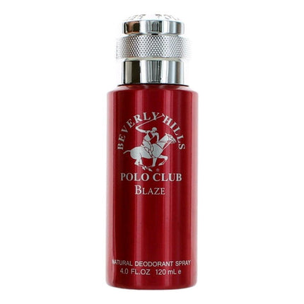 BHPC Blaze by Beverly Hills Polo Club, 4 oz Natural Deodorant Spray for Men ,