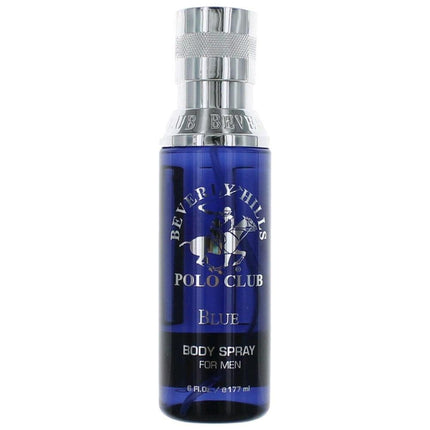 BHPC Blue by Beverly Hills Polo Club, 6 oz Body Spray for Men ,