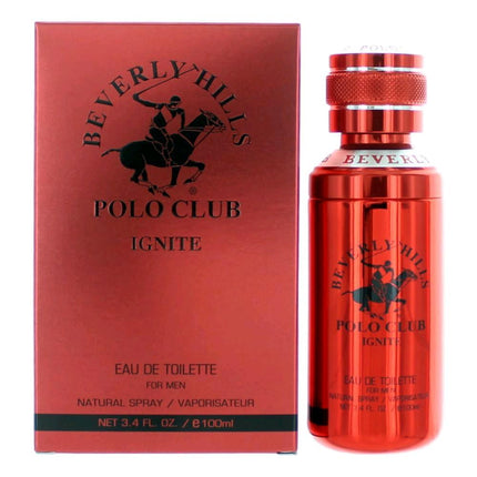 BHPC Ignite by Beverly Hills Polo Club, 3.4 oz Eau De Toilette Spray for Men ,