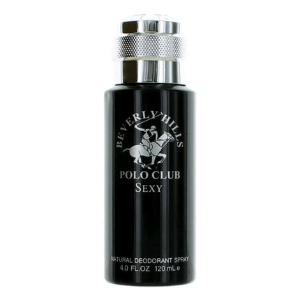 BHPC Sexy by Beverly Hills Polo Club, 4 oz Natural Deodorant Spray for Men ,