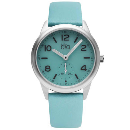 BIA Women's Quartz Watch - Suffragette Blue Dial Soft Genuine Leather Strap | B1010 ,