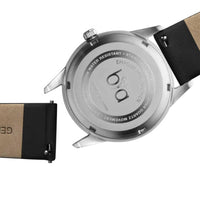 BIA Women's Quartz Watch - Suffragette Pink Dial Grey Genuine Leather Strap | B1016 ,