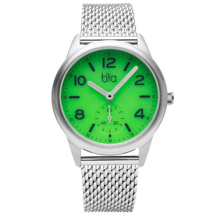 BIA Women's Quartz Watch - Suffragette Silver Stainless Steel Mesh Bracelet | B1006 ,