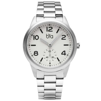 BIA Women's Quartz Watch - Suffragette White Dial Stainless Steel Bracelet | B1008 ,