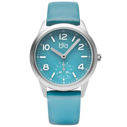 BIA Women's Watch - Suffragette Japanese Quartz Blue Genuine Leather Strap | B1013 ,