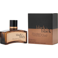 Black is Black Modern Oud by NuParfums, 3.4 oz Eau De Toilette Spray for Men ,