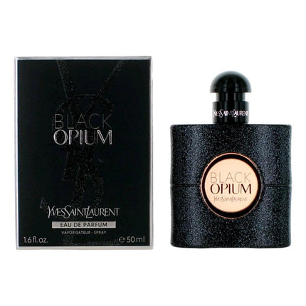 Black Opium by Yves Saint Laurent, 1.6 oz Eau De Parfum Spray for Women ,