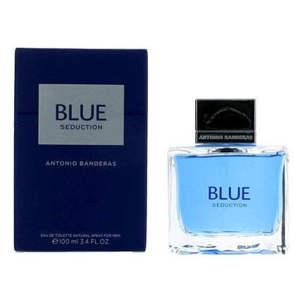 Blue Seduction by Antonio Banderas, 3.4 oz Eau De Toilette Spray for Men ,