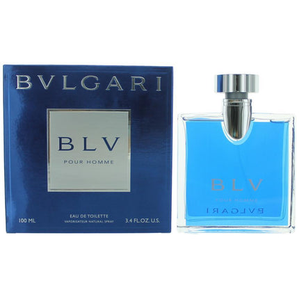 BLV Pour Homme by Bvlgari, 3.4 oz Eau De Toilette Spray for Men Bulgari ,