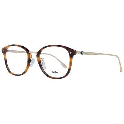 BMW Men's Eyeglasses - Dark Havana Plastic Full Rim Frame Clear Lens | BW5013 052 ,
