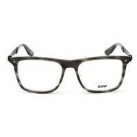 BMW Men's Eyeglasses - Grey Square Full Rim Frame Clear Demo Lens | BW5002-H 020 ,