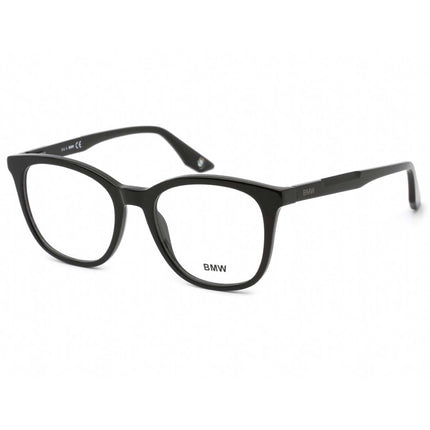 BMW Men's Eyeglasses - Shiny Black Full Rim Plastic Frame Clear Demo Lens | BW5008 001 ,