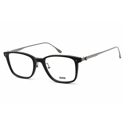 BMW Men's Eyeglasses - Shiny Black Rectangular Plastic Full Rim Frame | BW5014 001 ,