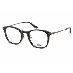 BMW Men's Eyeglasses - Shiny Black Round Full Rim Frame Clear Lens | BW5021 001