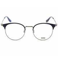 BMW Men's Eyeglasses - Shiny Dark Ruthenium Round Frame Clear Lens | BW5010 012 ,