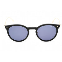 BMW Men's Sunglasses - Full Rim Shiny Black Plastic Round Shape Frame | BW0007 01V ,