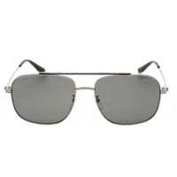 BMW Men's Sunglasses - Shiny Light Ruthenium Frame Smoke Polarized Lens | BW0005 14D ,