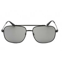 BMW Men's Sunglasses - Smoke Mirror Lens Matte Black Rectangular Frame | BW0005 02C ,