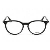 Bmw Unisex Eyeglasses - Clear Lens Full Rim Shiny Black Round Frame | BW5003-H 001 ,