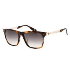 BMW Unisex Sunglasses - Gradient Smoke Lens Blonde Havana Rectangular | BW0002-H 53B