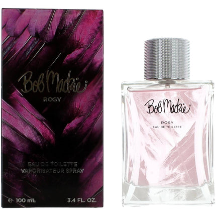 Bob Mackie Women's Eau De Toilette Spray - Elegant Rosy Floral Fragrance, 3.4 oz ,
