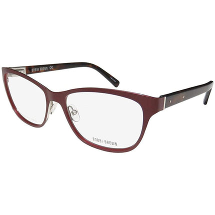 Bobbi Brown Women's Eyeglasses - The Kylie Matte Red Havana Frame | 0QVH-53-16-135 ,
