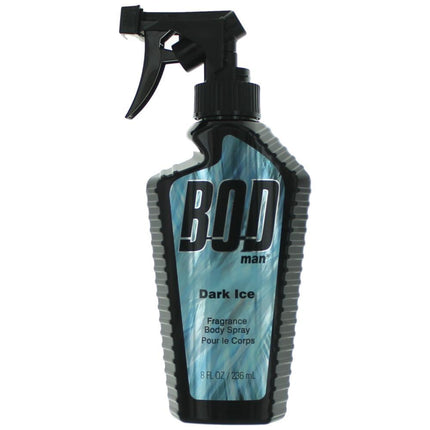 Bod Man Dark Ice by Parfums De Coeur, 8 oz Frgrance Body Spray for Men ,