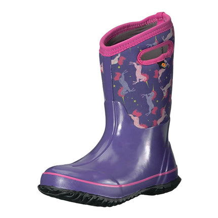 Bogs Kid's Insulated Boots - Classic UnicornPurple Multi | 72329-540 ,