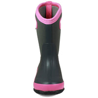 Bogs Kids' Insulated Boots - Classic Matte, Dark Gray Multi, Size 3 | 72328-074-030 ,