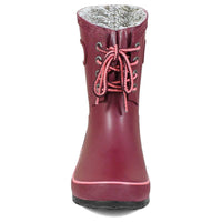 Bogs Kids' Insulated Rain Boots - Amanda Plush, Burgundy | 72454-601 ,