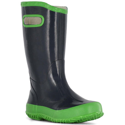Bogs Kids' Lightweight Boots - Rainboot Navy, Navy/Green | 71326-411 ,