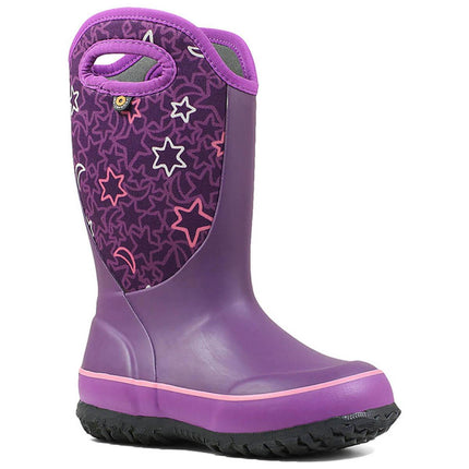 Bogs Kids' Rain Insulated Boots - Slushie Night, Purple Multi | 72482-540 ,