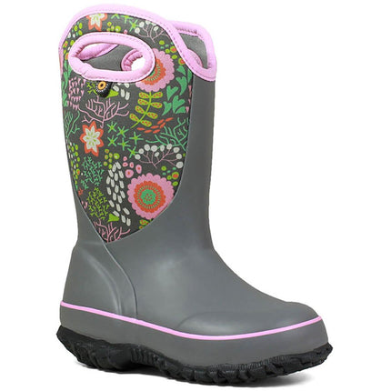 Bogs Kids' Rain Insulated Boots - Slushie Reef, Purple Multi | 72289-062 ,