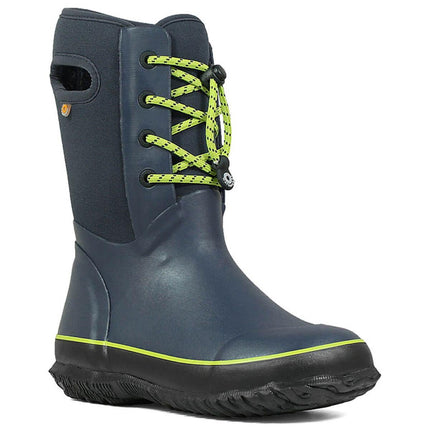 Bogs Kids' Snow Boots - Arcata Lace, Navy, Size 1 | 72442-410-010 ,