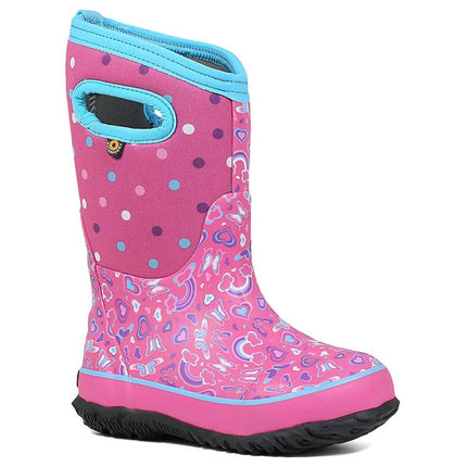 Bogs Kids' Winter Boots - Classic Rainbow, Pink Multi | 72447-690 ,