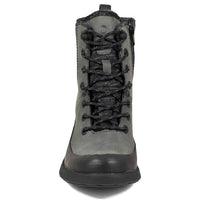 Bogs Women's Boots - Freedom Lace Waterproof Leather, Gray - Size 10 | 72412-020-100 ,