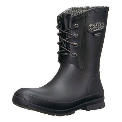 Bogs Women's Insulated Boots - Amanda Black Plush | 72103-001 ,