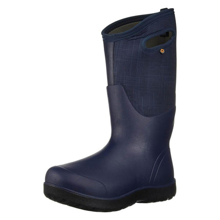 Bogs Women's Insulated Boots - Neo-Classic Dark Blue Multi Tall Linen | 72253-469 ,