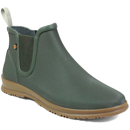 Bogs Women's Rain Boots - Sweetpea Waterproof, Sage - Size 7 | 72198-306-070 ,