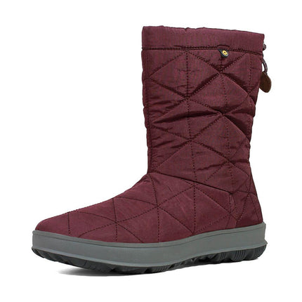 Bogs Women's Snow Boot - Snowday Wine Waterproof Mid | 72238-609 ,