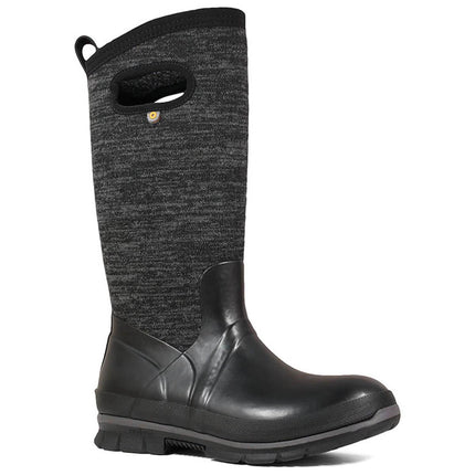 Bogs Women's Winter Boots - Crandal Tall Knit Waterproof, Black Multi | 72418-009 ,