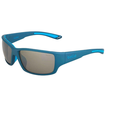 Bolle Unisex Sunglasses - BOLLE KAYMAN STORM BLUE MATT - HD POLARIZED TNS GUN CAT 3 ,