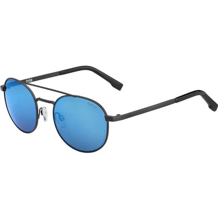 Bolle Unisex Sunglasses - BOLLE OVA GREY MATT - HD POLARIZED OFFSHORE BLUE CAT 3 ,