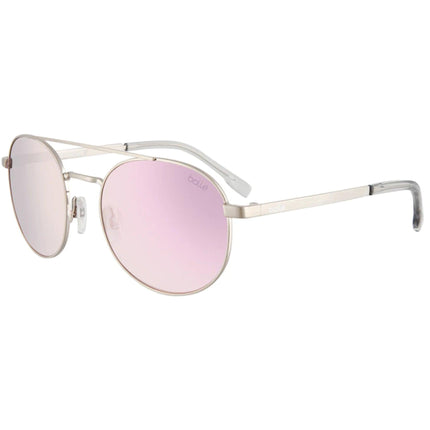 Bolle Unisex Sunglasses - Metal | BOLLE OVA SILVER SHINY - TNS GRADIENT PINK CAT 2 ,