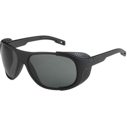 Bolle Unisex Sunglasses - Wraparound Frame | BOLLE GRAPHITE BLACK MATTE - TNS CAT 3 ,