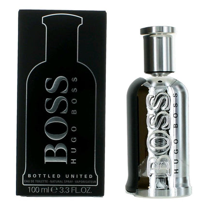 Boss Bottled United by Hugo Boss, 3.3 oz Eau De Toilette Spray for Men ,