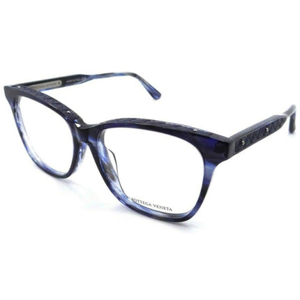 Bottega Veneta Women's Eyeglasses - Blue Transparent | BOTTEGA VENETA BV0070OA 003 ,