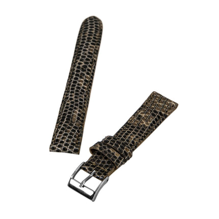Brentwood Caramel 16 mm Wide Genuine Lizard Leather Band ,